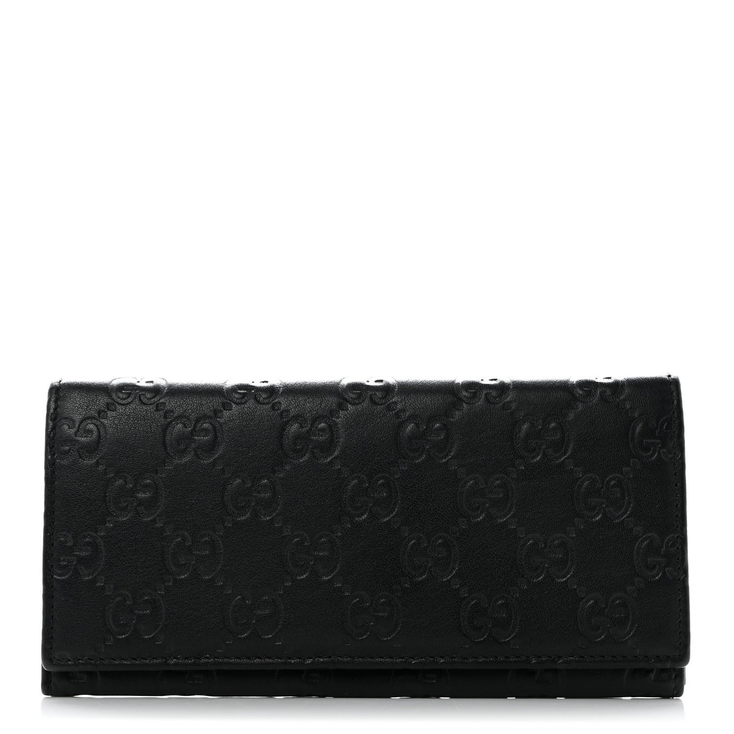 Gucci Guccissima Continental Wallet Black