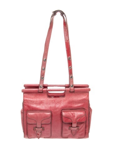 Leather Top Handle Bag
