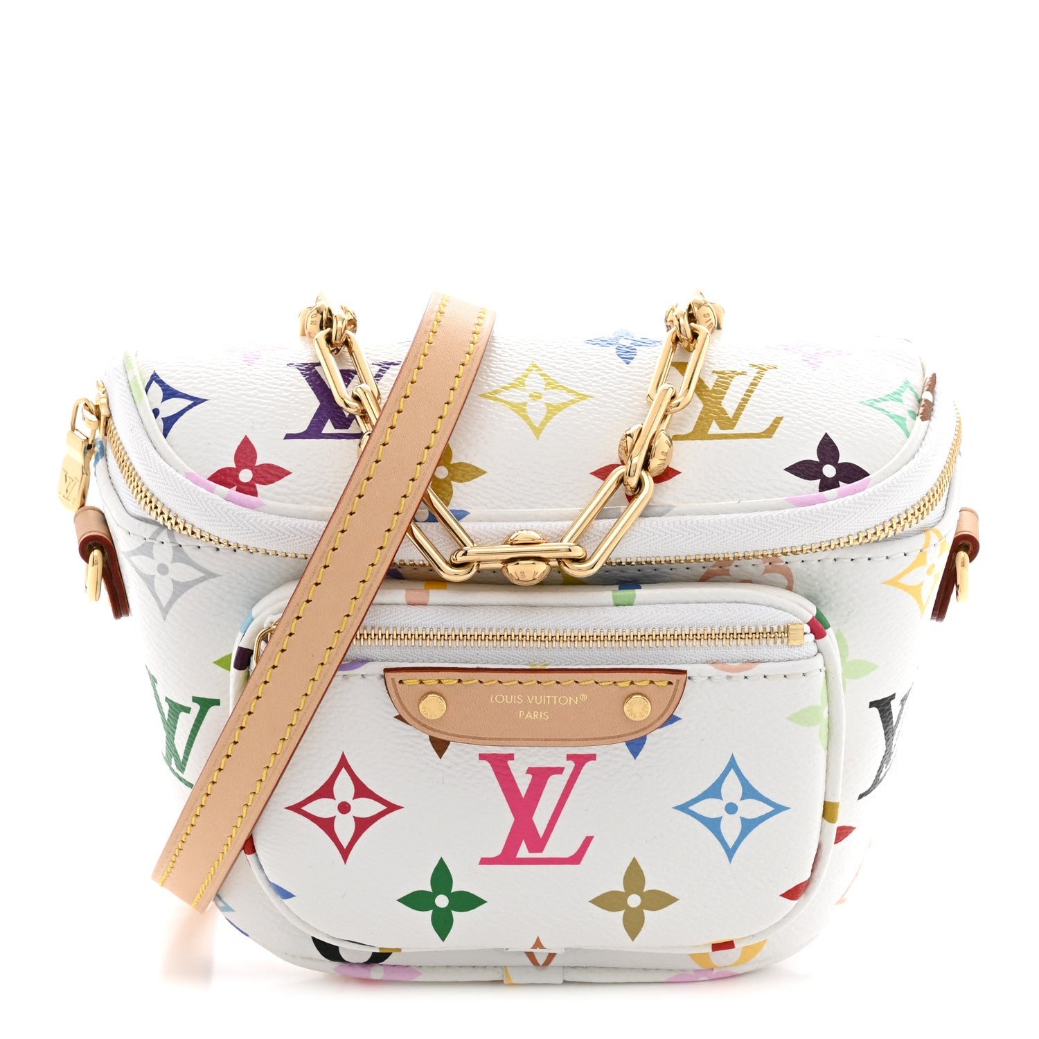 Louis Vuitton LV X TM Monogram Multicolor Mini Bumbag White