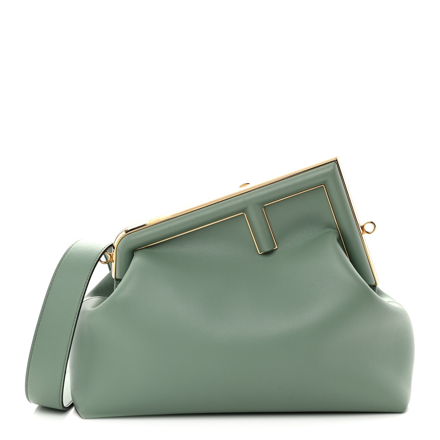 Fendi Shiny Nappa Medium Fendi First Menta