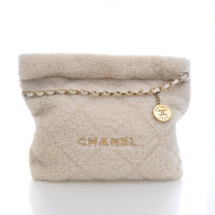 Chanel Small Shearling 22 Hobo