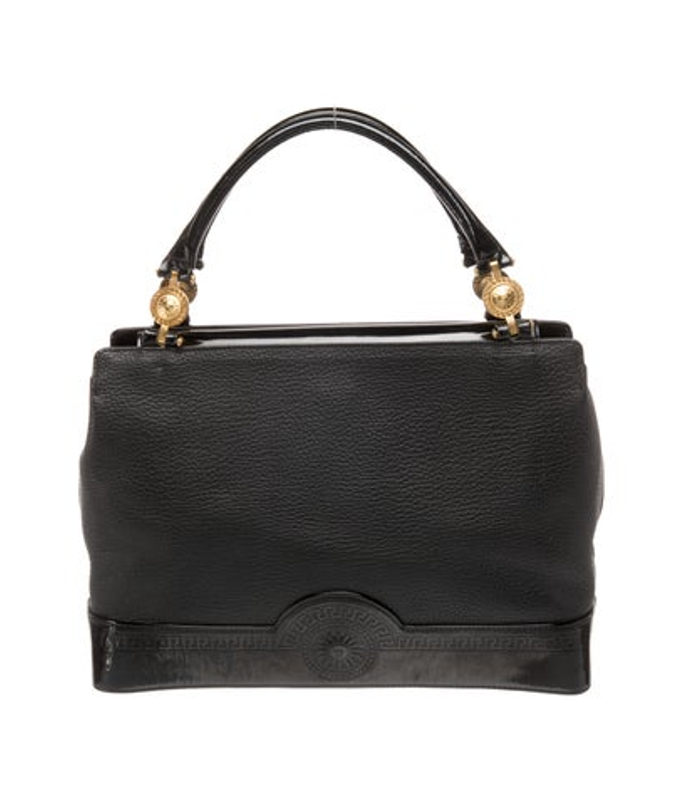Versace Leather Top Handle Bag Vintage