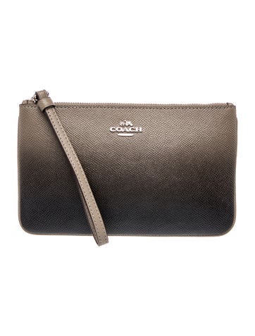 Coach Saffiano Leather Clutch