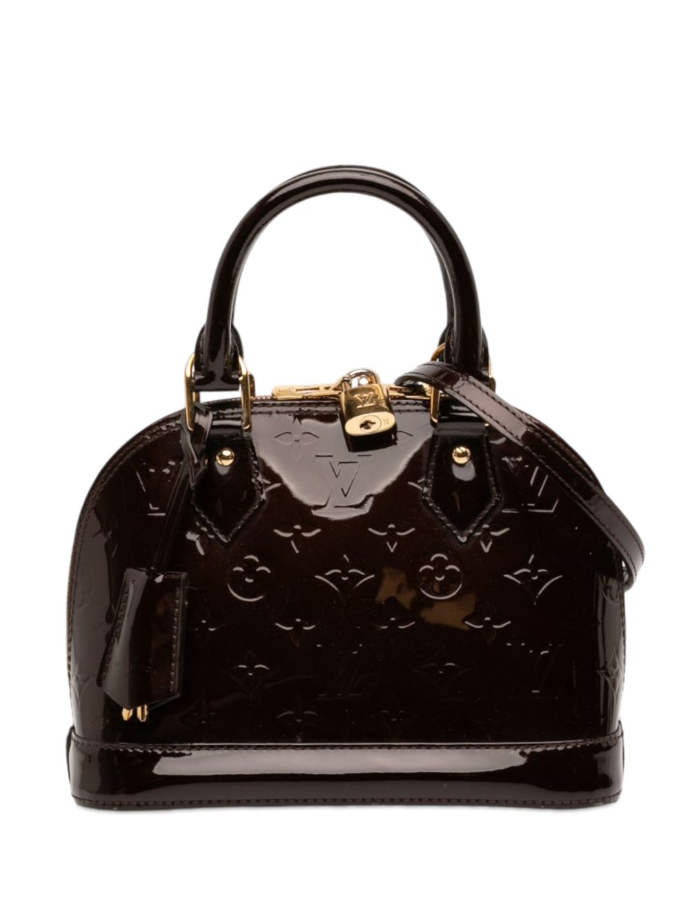 2013 Monogram Vernis Alma BB satchel