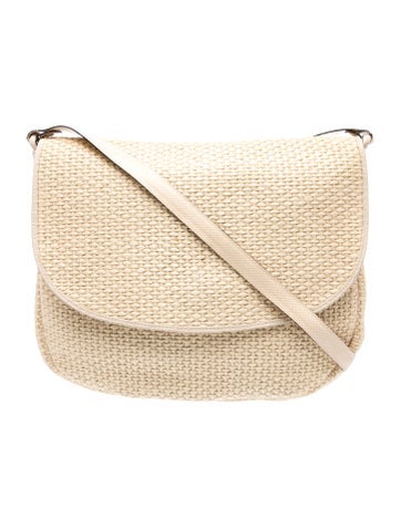 Raffia Crossbody Bag