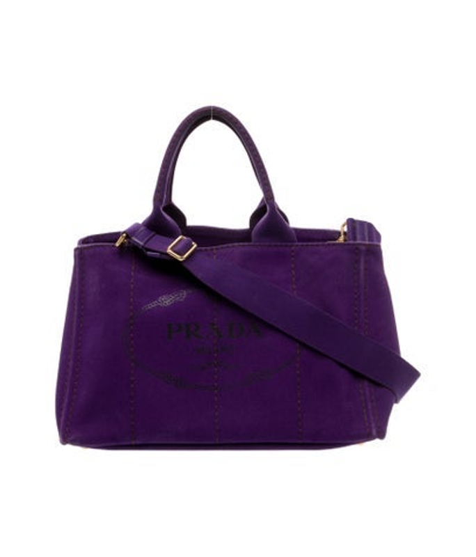 Prada Enameled Metal Triangle Shoulder Bag