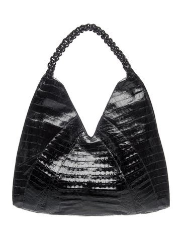 Nancy Gonzalez Crocodile Top Handle Bag