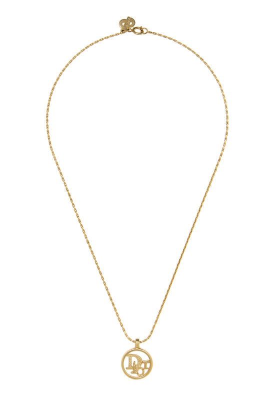 Dior Gold Logo Necklace