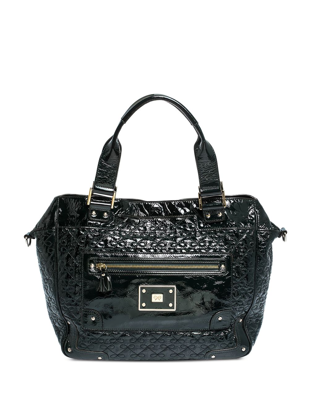 Anya Hindmarch Pre-owned paten-lather tote bag