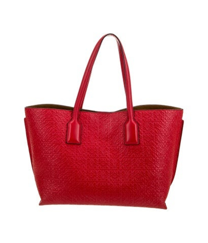 Loewe Embossed Leather Tote