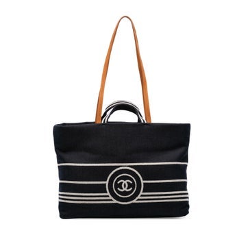 CC Large Denim Shopping Tote