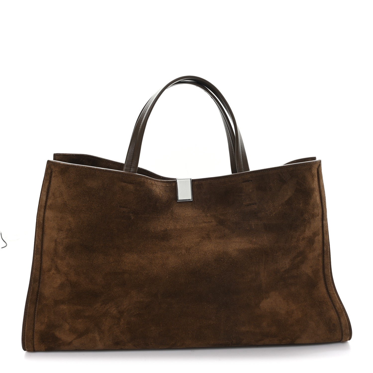 Phoebe Philo Suede Medium Kit Cabas Khaki