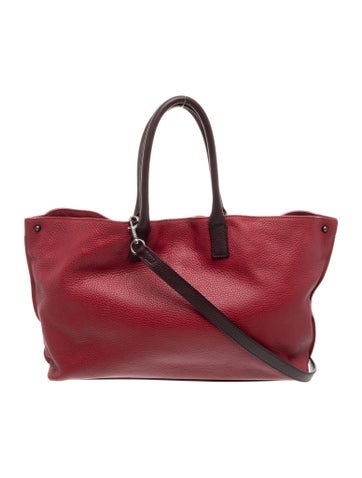 Akris Leather Top Handle Bag