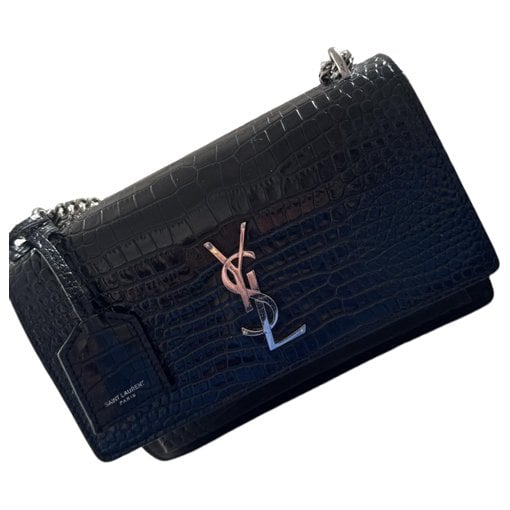 Patent leather handbag