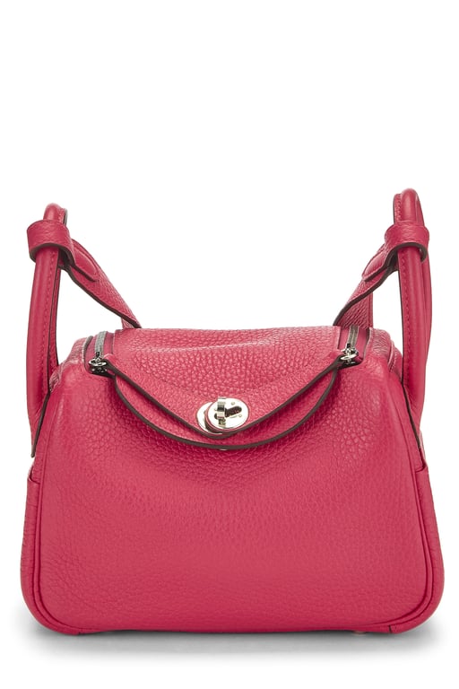 Hermes Rose Mexico Clemence Verso Lindy Mini