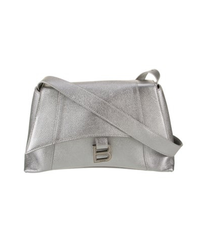Balenciaga Leather Downtown Shoulder Bag
