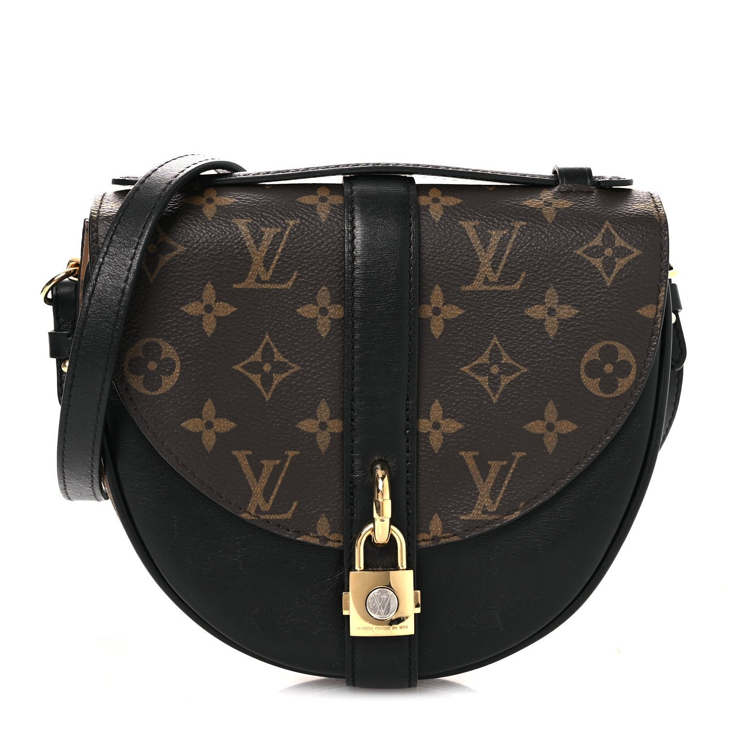 Louis Vuitton Reverse Monogram Chantilly Lock Black