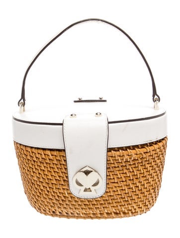 Raffia Top Handle Bag