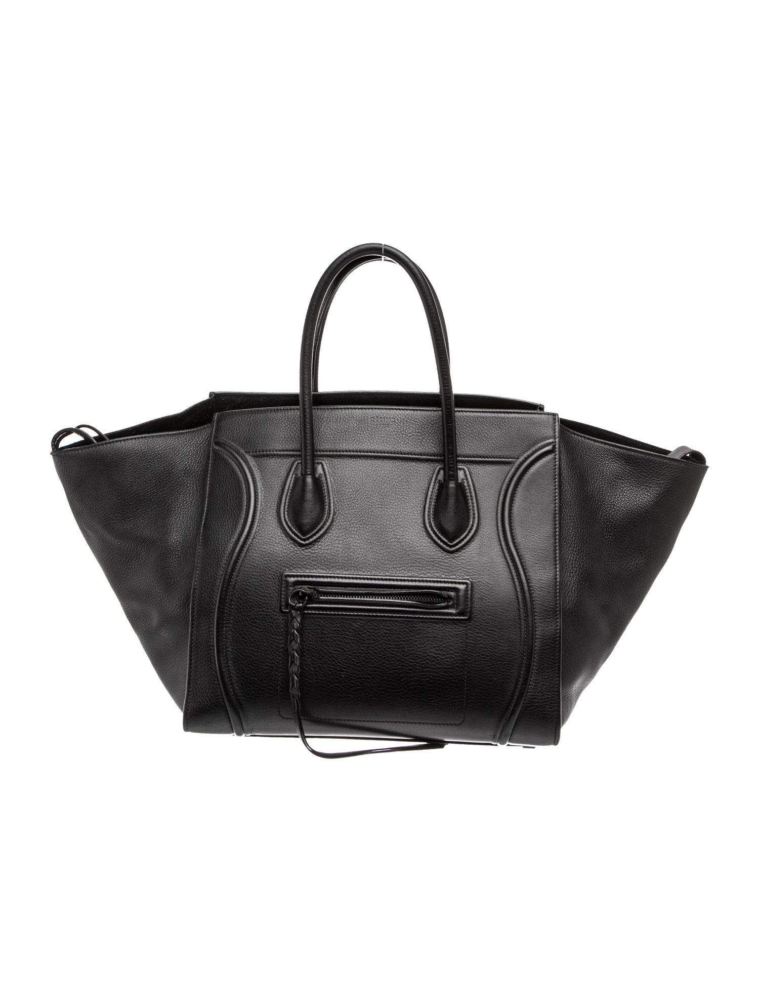 Celine Leather Luggage Phantom Medium