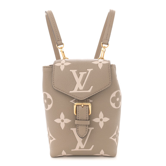 Louis Vuitton Empreinte Monogram Giant Tiny Backpack Tourterelle Cream
