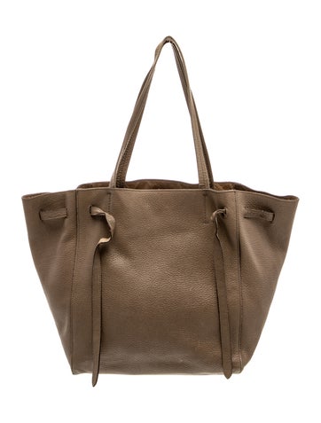 Leather Cabas Phantom Small