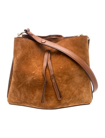 Suede Bucket Bag