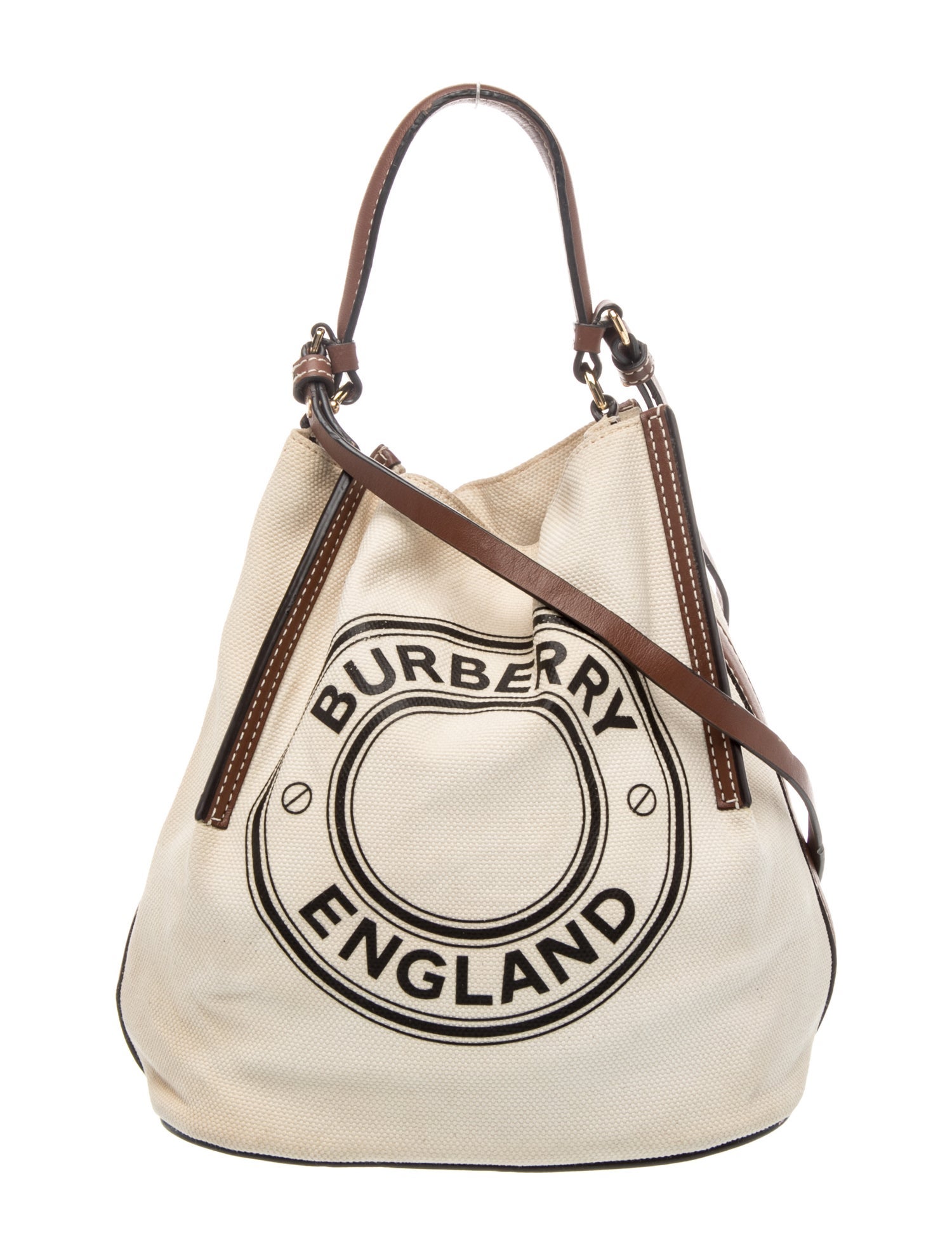 Burberry Canvas Bucket Bag