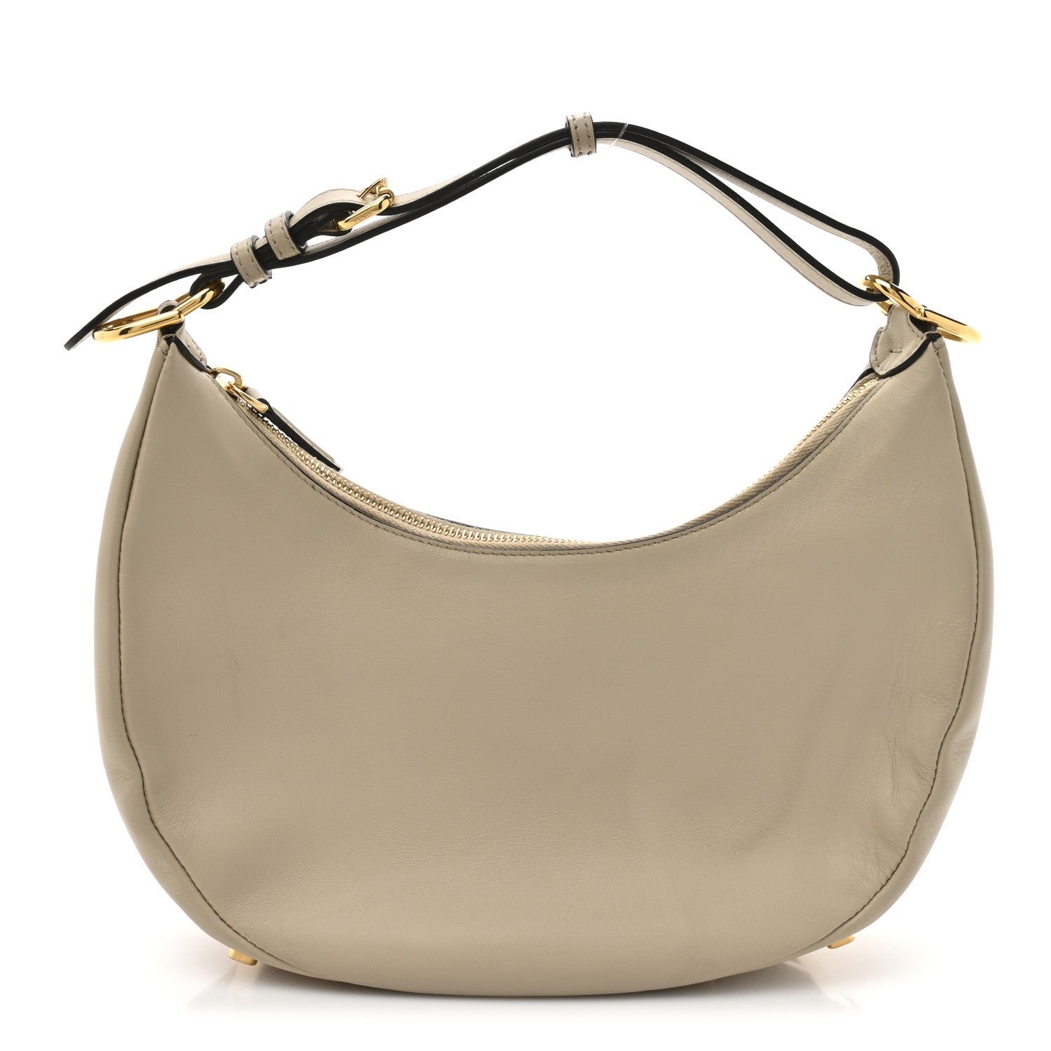 Fendi Vitello Grace Matte Small Fendigraphy Hobo Bag Nuvola
