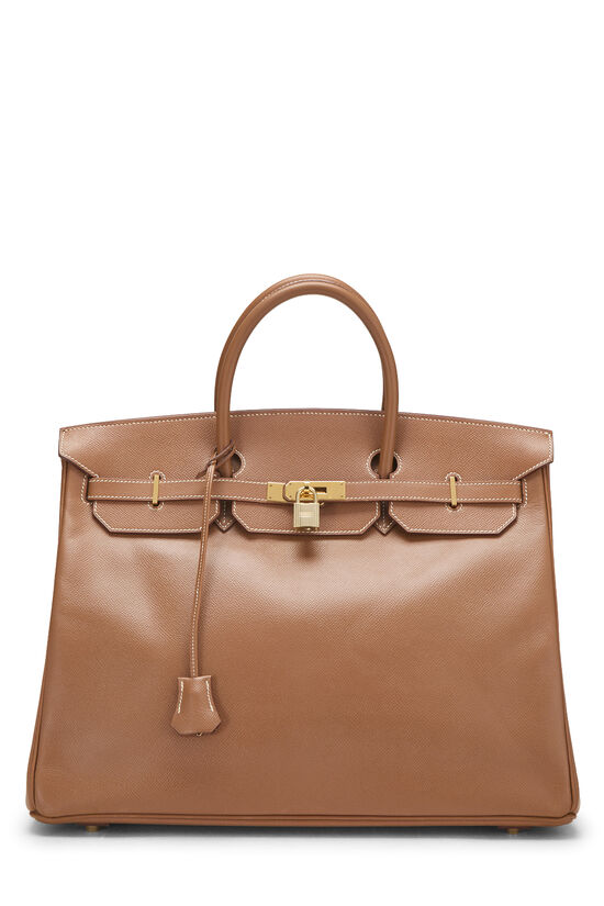 Hermès Gold Courchevel Birkin 35