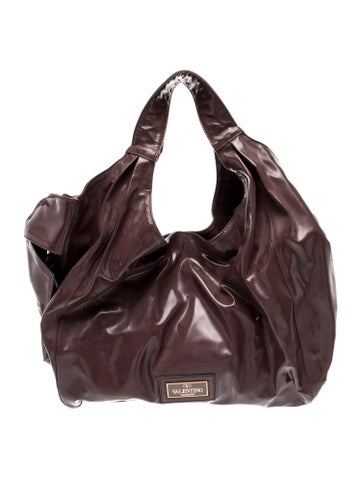 Valentino Patent Leather Hobo