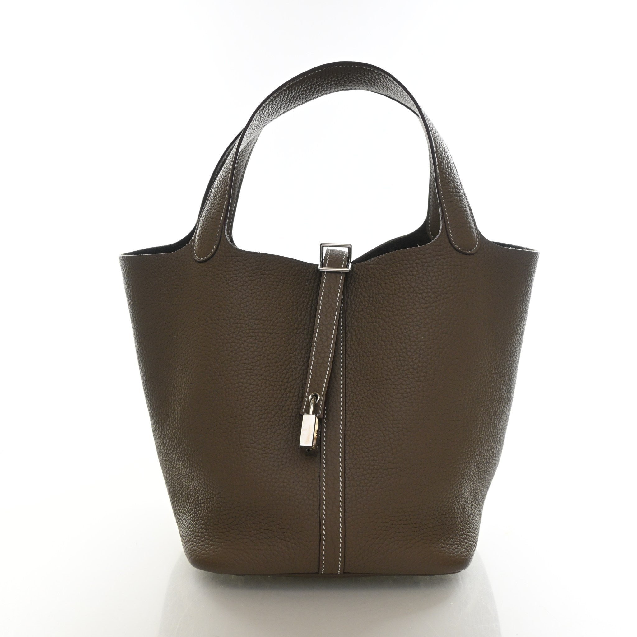 Hermes Etoupe Clemence Picotin Lock 22