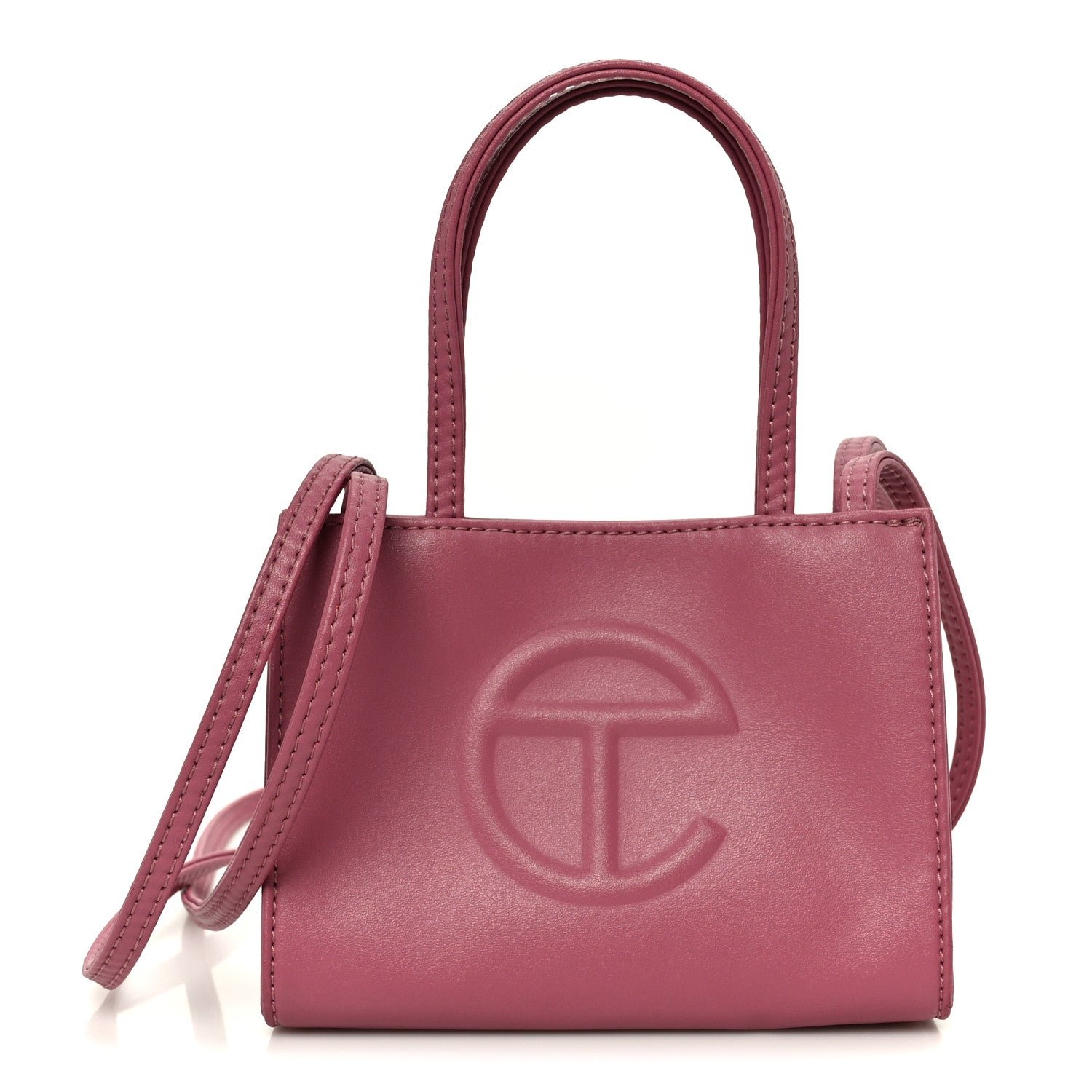 Telfar Vegan Leather Small Shopping Bag Corned Beef