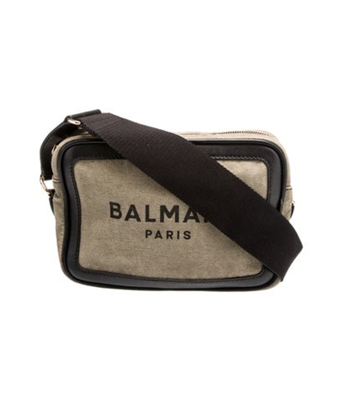 Balmain Canvas Crossbody Bag