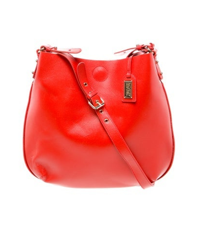 Badgley Mischka Mischka Leather Bucket Bag