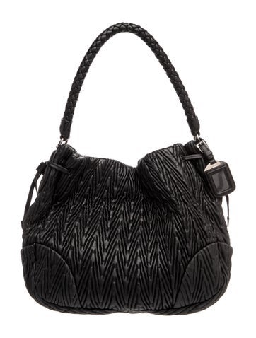 Enameled Metal Triangle Shoulder Bag