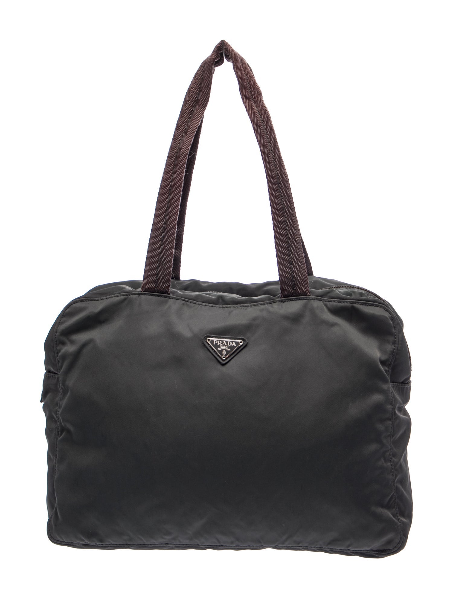 Tessuto Nylon Top Handle Bag