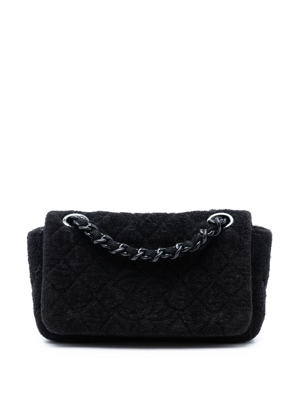 2014-2015 CC Quilted Terry Cloth Flap shoulder bag