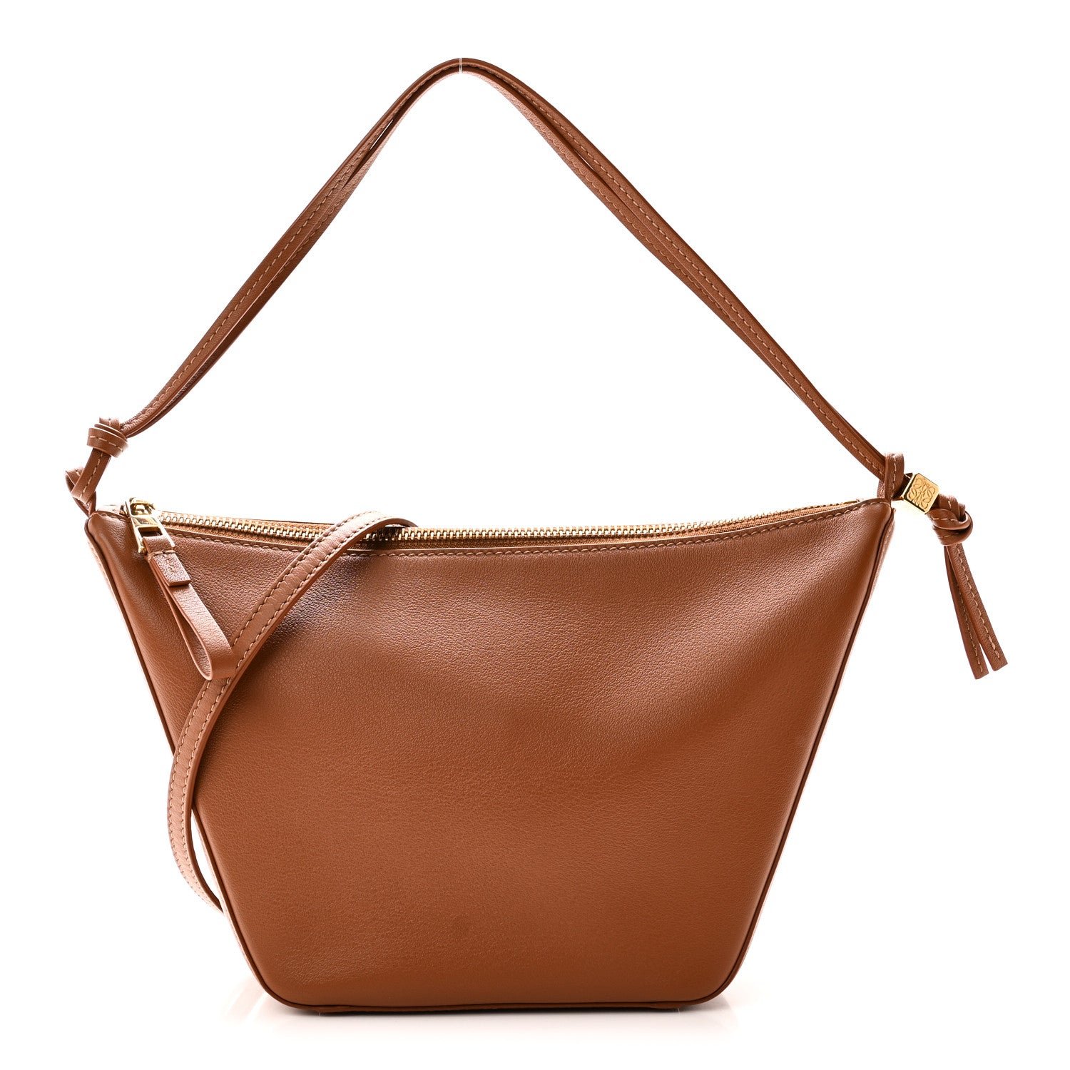 Loewe Calfskin Mini Hammock Hobo Tan
