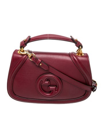 Leather Medium G Blondie Top Handle