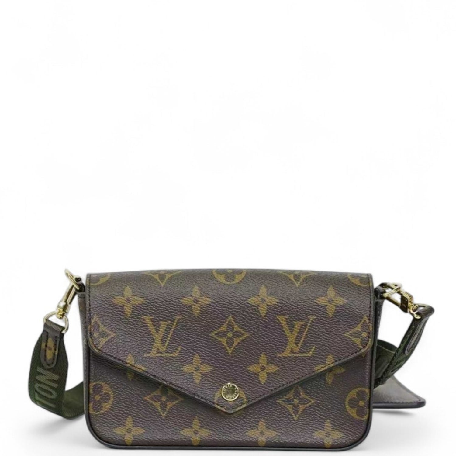 Coated Canvas Felicie Strap & Go Mini