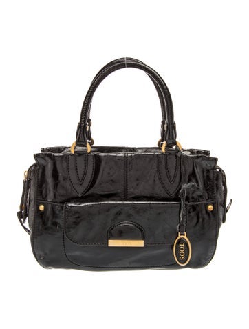 Patent Leather Top Handle Bag Vintage