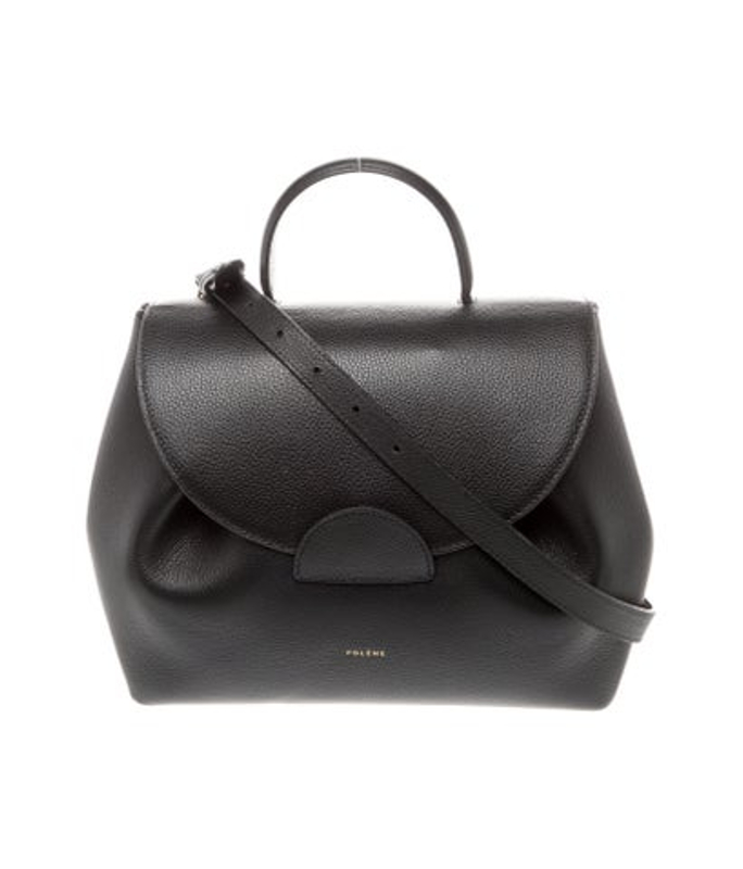 Polene Leather Top Handle Bag