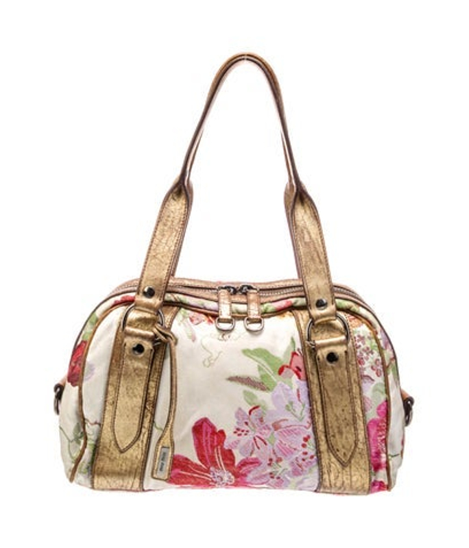 Miu Miu Miu Canvas Shoulder Bag Vintage