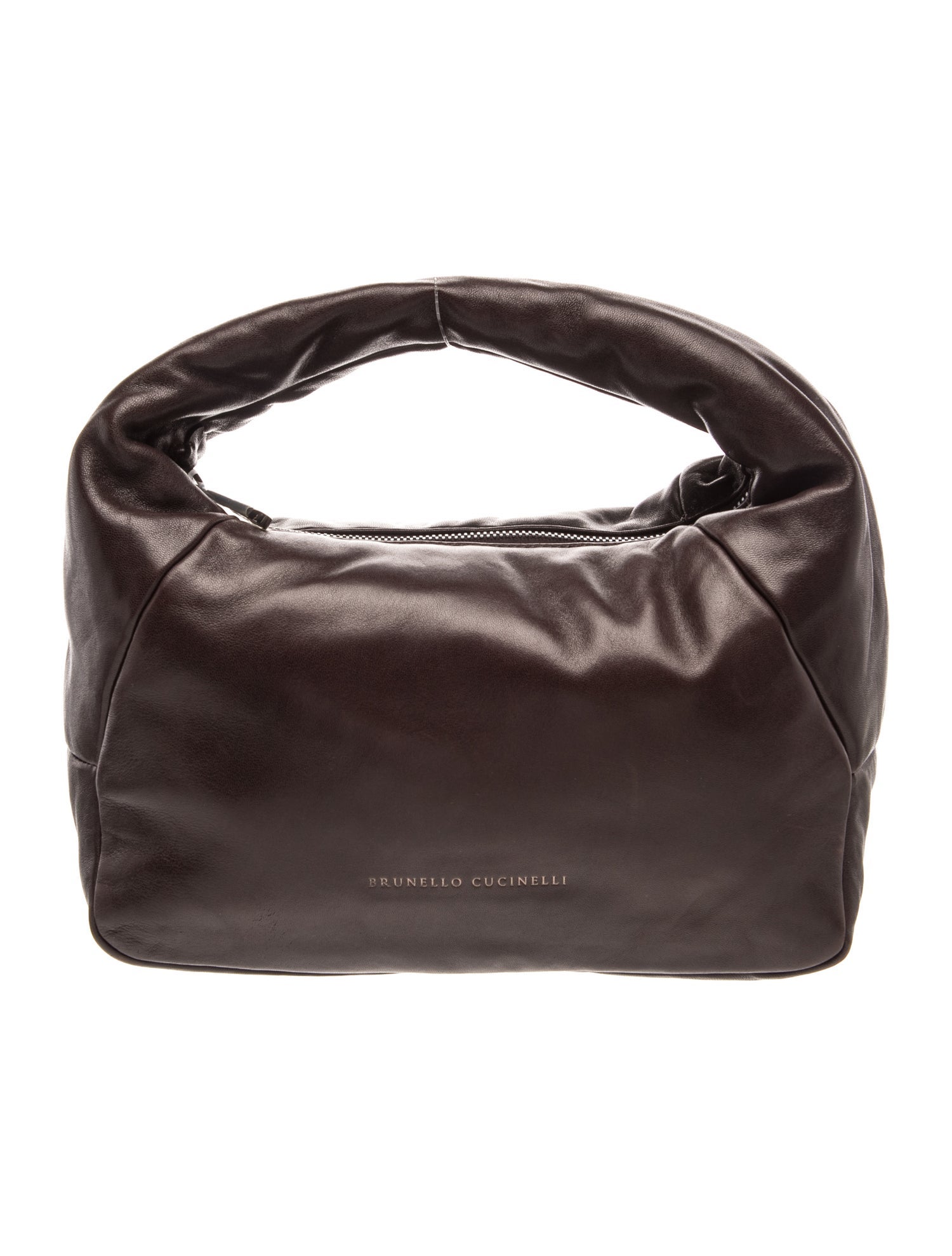 Brunello Cucinelli Leather Top Handle Bag