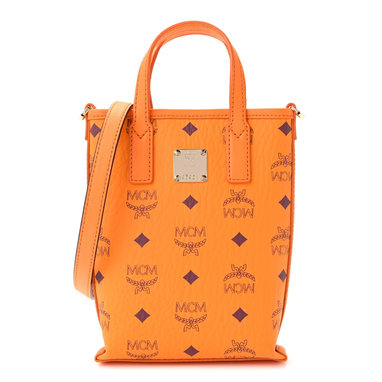 MCM MCM Visetos Mini Aren Tote Orange