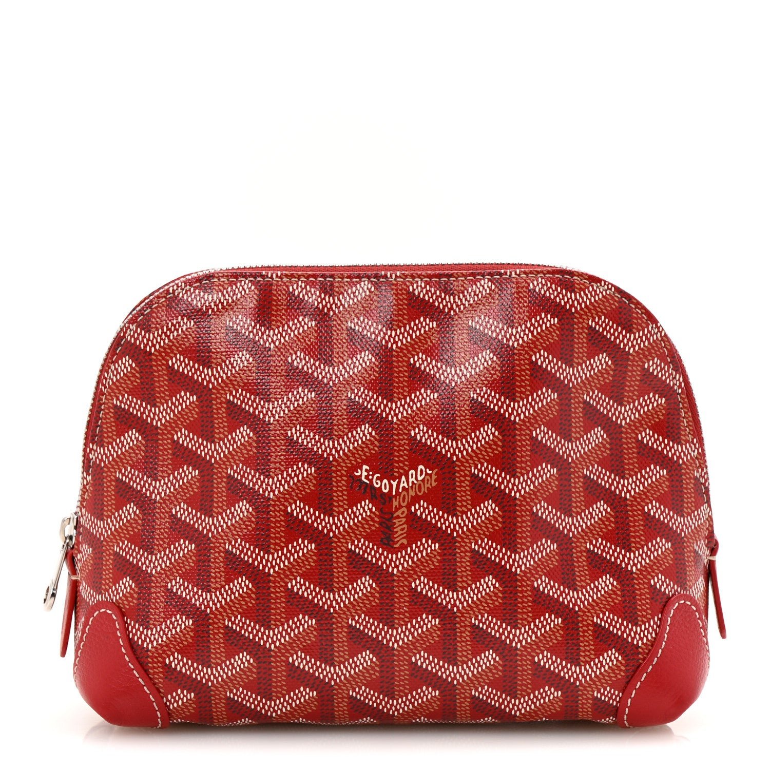 Goyard Goyardine Vendome Toiletry Pouch Red