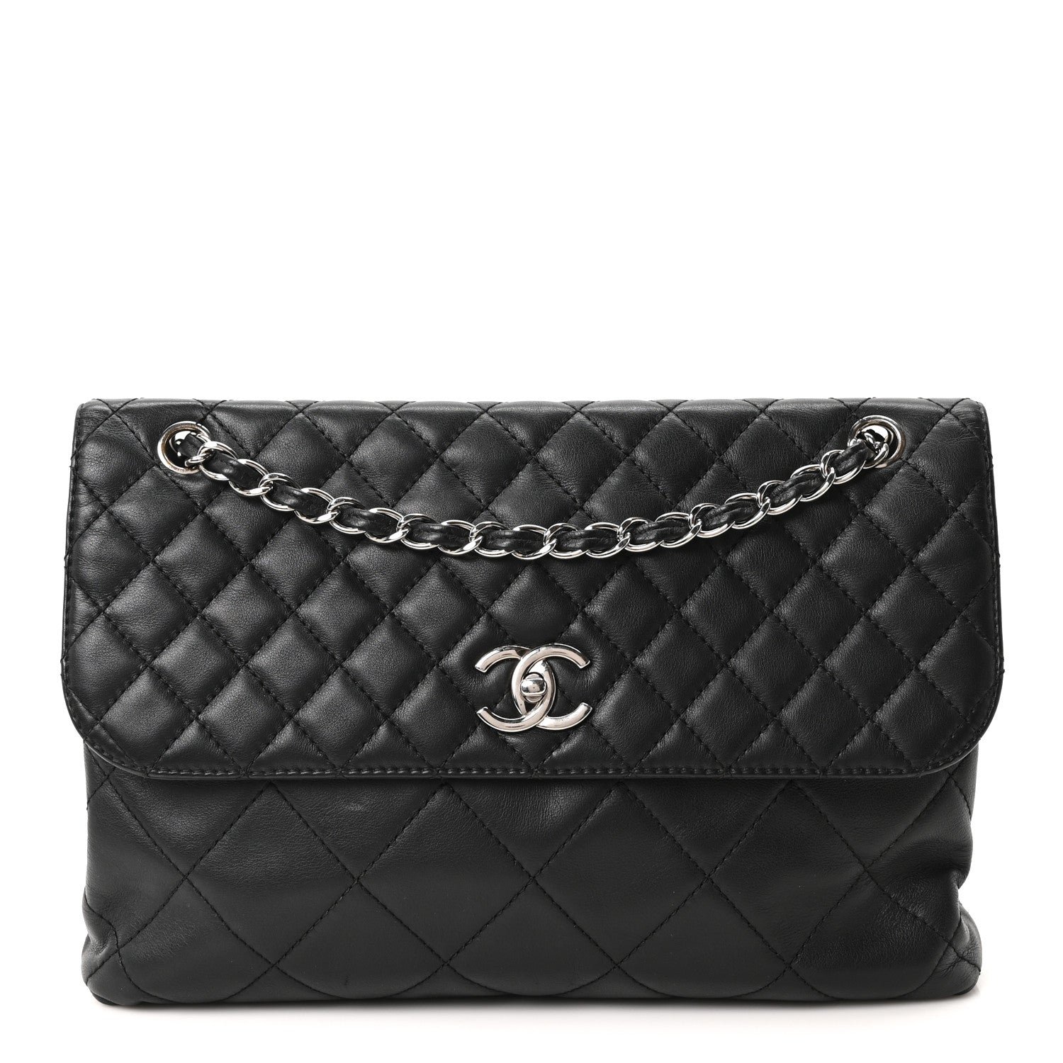 Chanel Calfskin Quilted In the Business Flap Bag Black