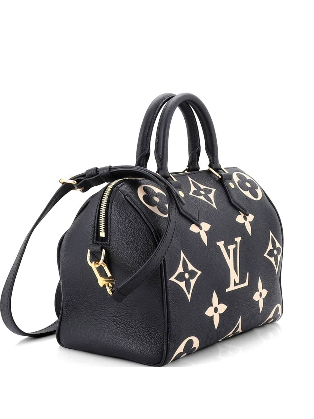 Louis Vuitton Speedy Bandouliere Bag Bicolor Monogram Empreinte Giant 25 handbag