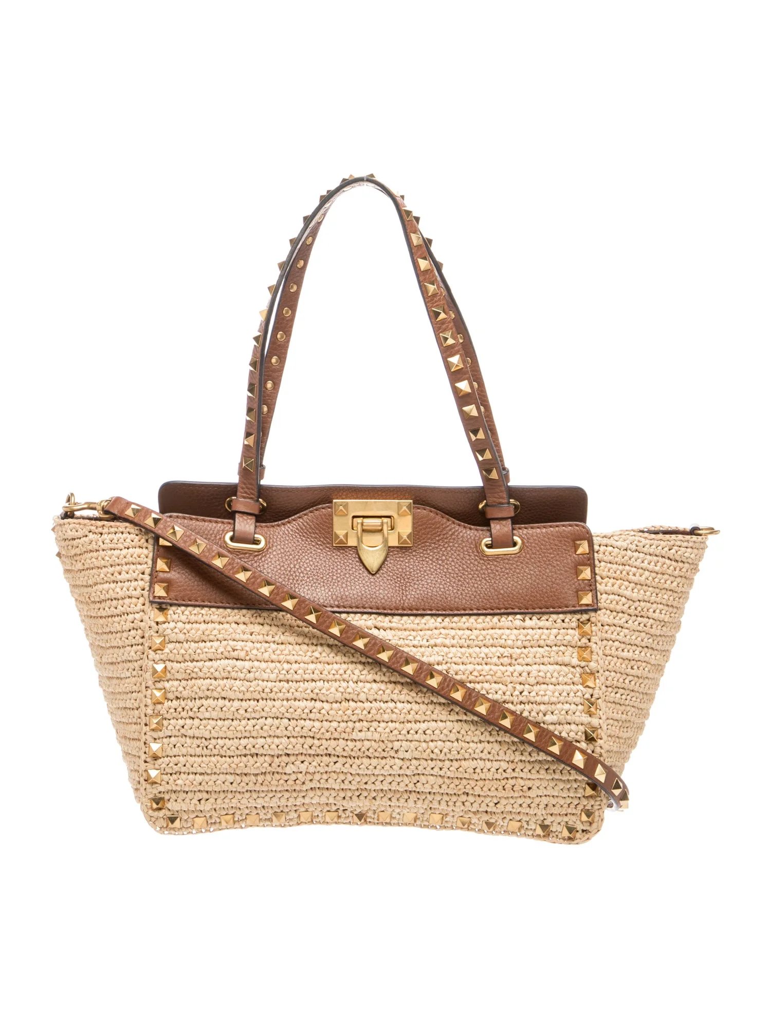 Rockstud Top Handle Bag