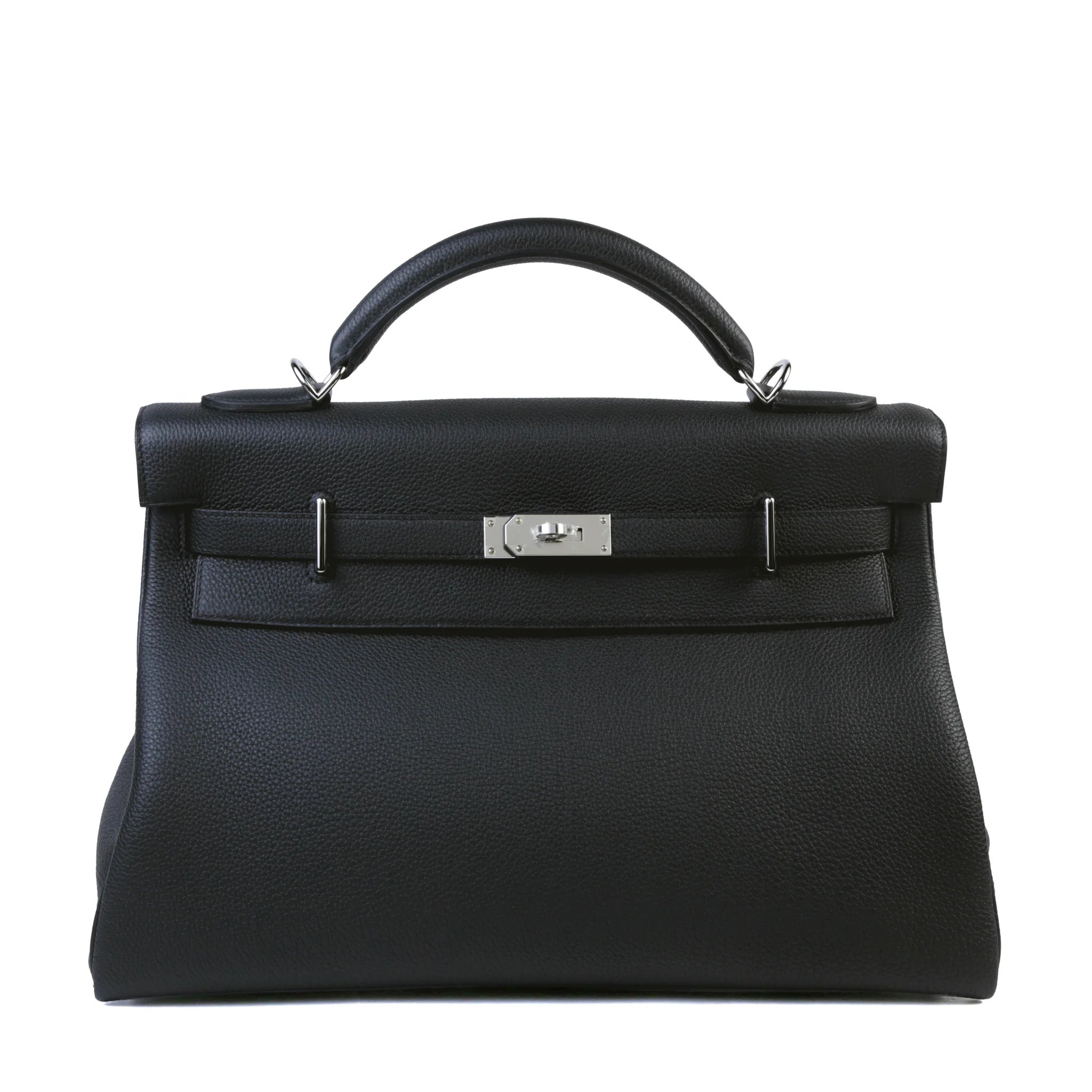 Hermes Kelly 42 Maxi Noir (89) Togo Palladium hardware G (2026)